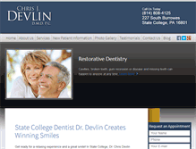 Tablet Screenshot of devlindental.com